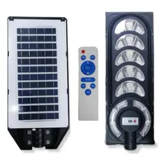 GENERICO - Foco Solar LED 400W con Sensor y Soporte para Poste
