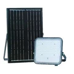 GENERICO - Proyector LED Solar 100W con Panel para Exterior
