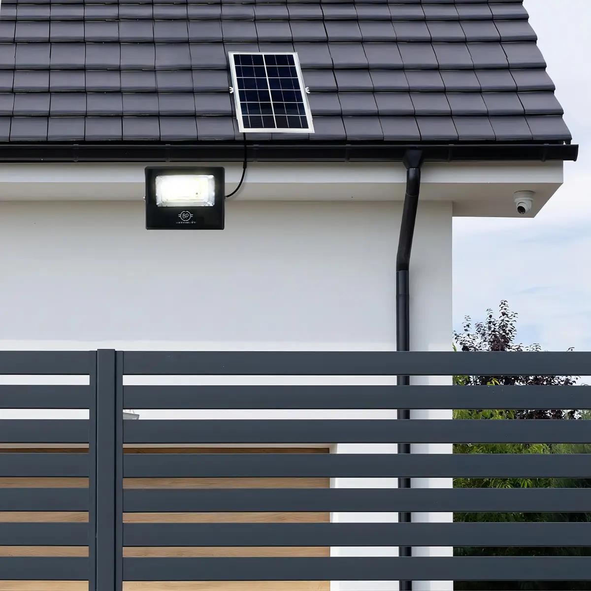 GENERICO - Farol Solar LED 40W para Exterior con Panel Externo
