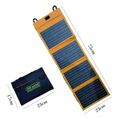 GENERICO - Panel Solar Portátil 20W con 2 Puertos USB