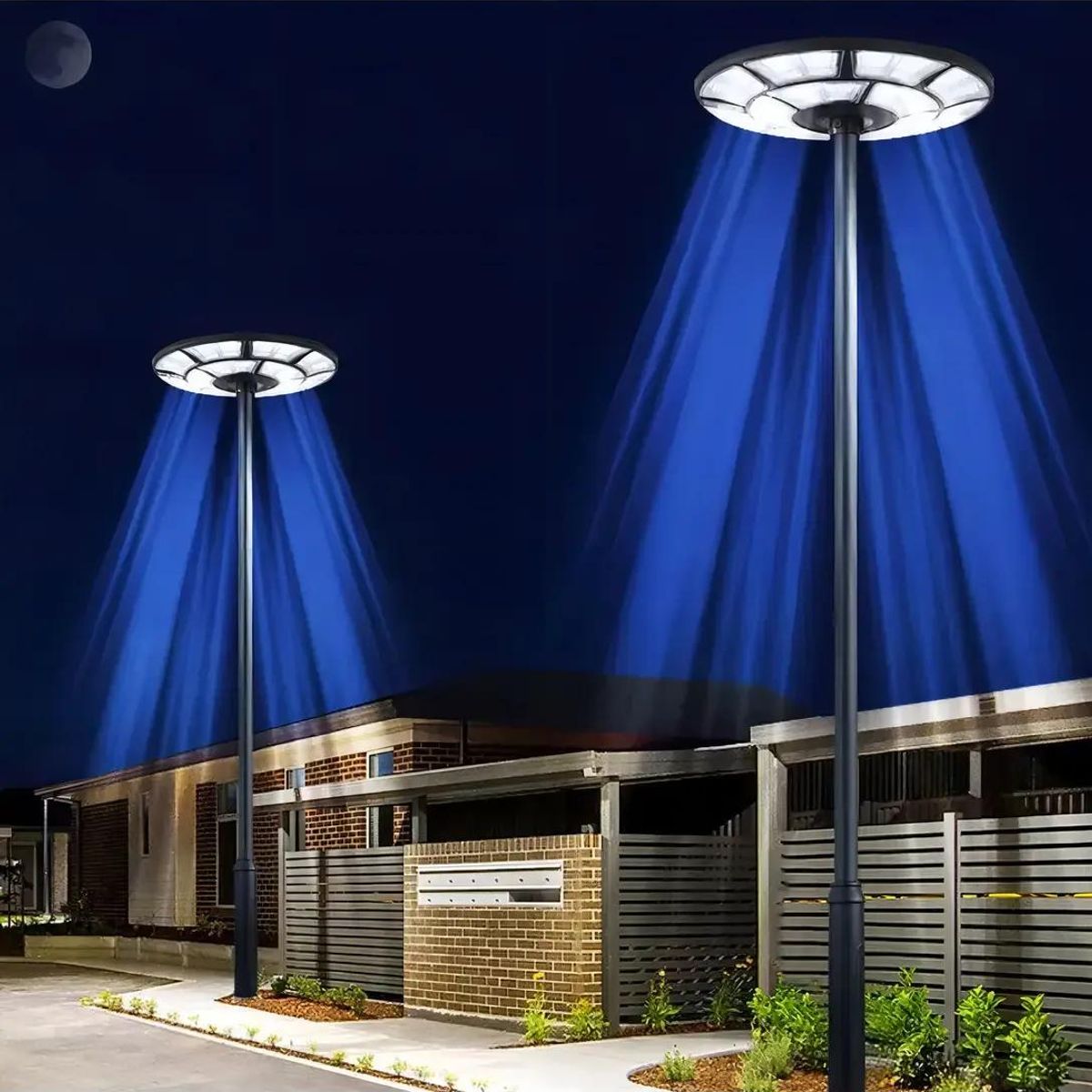 GENERICO - Foco Solar UFO 2000W con Base, Control y Estructura