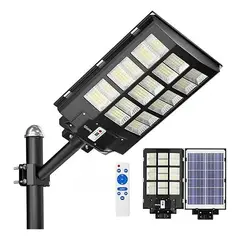 GENERICO - Foco Solar LED 3000W Exterior con Control Remoto IP65