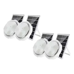 GENERICO - Lámpara de Techo Solar Redonda 100W
