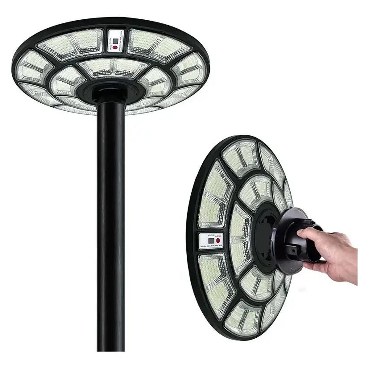 GENERICO - Foco LED Solar Redondo Tipo UFO 1000W para Exterior