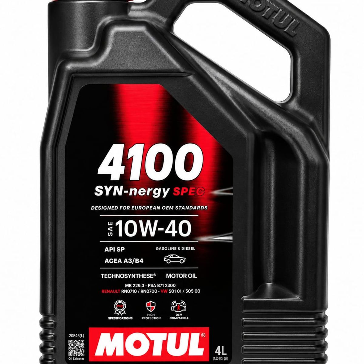 MOTUL - Aceite Para Motor Motul Semi-sintético 10w-40