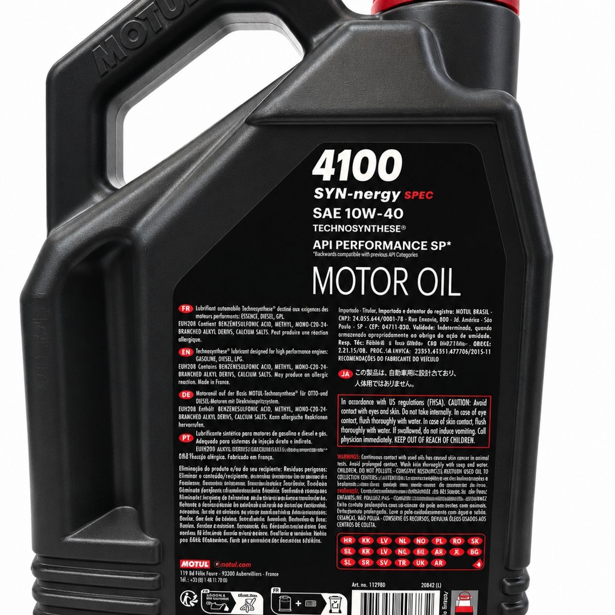 MOTUL - Aceite Para Motor Motul Semi-sintético 10w-40