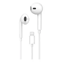 GENERICO - Audífonos con conector Lightning y micrófono para iPhone