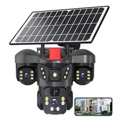 GENERICO - Cámara Solar Inteligente 360° Visión Nocturna Color