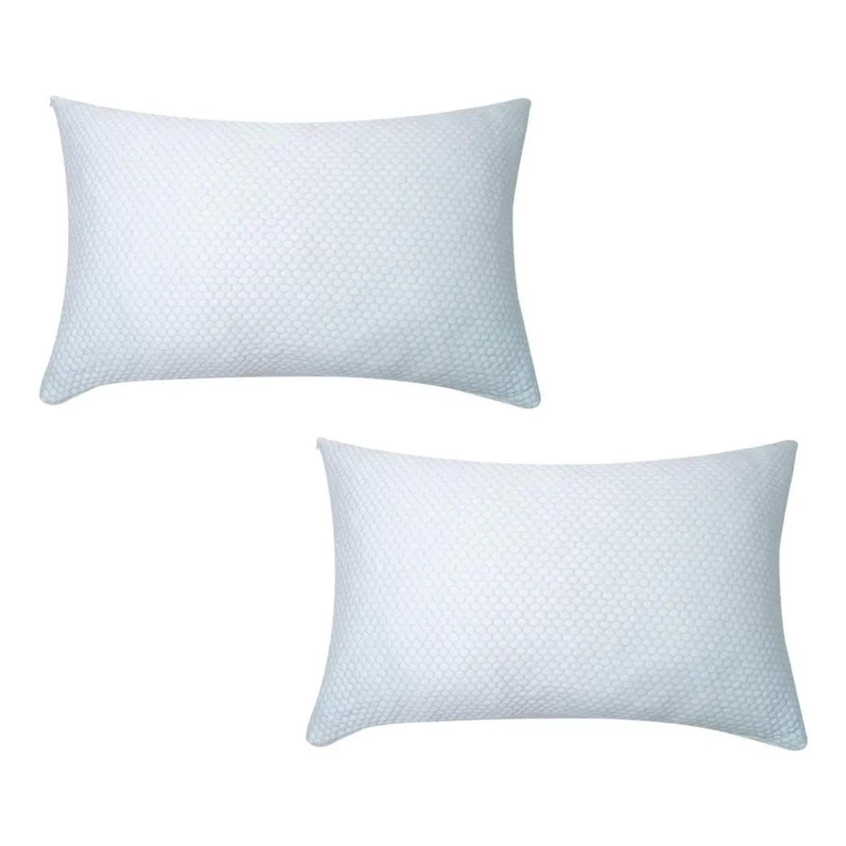 GENERICO - Pack 2 Almohadas Memory Foam 50x70 cm Doble Función