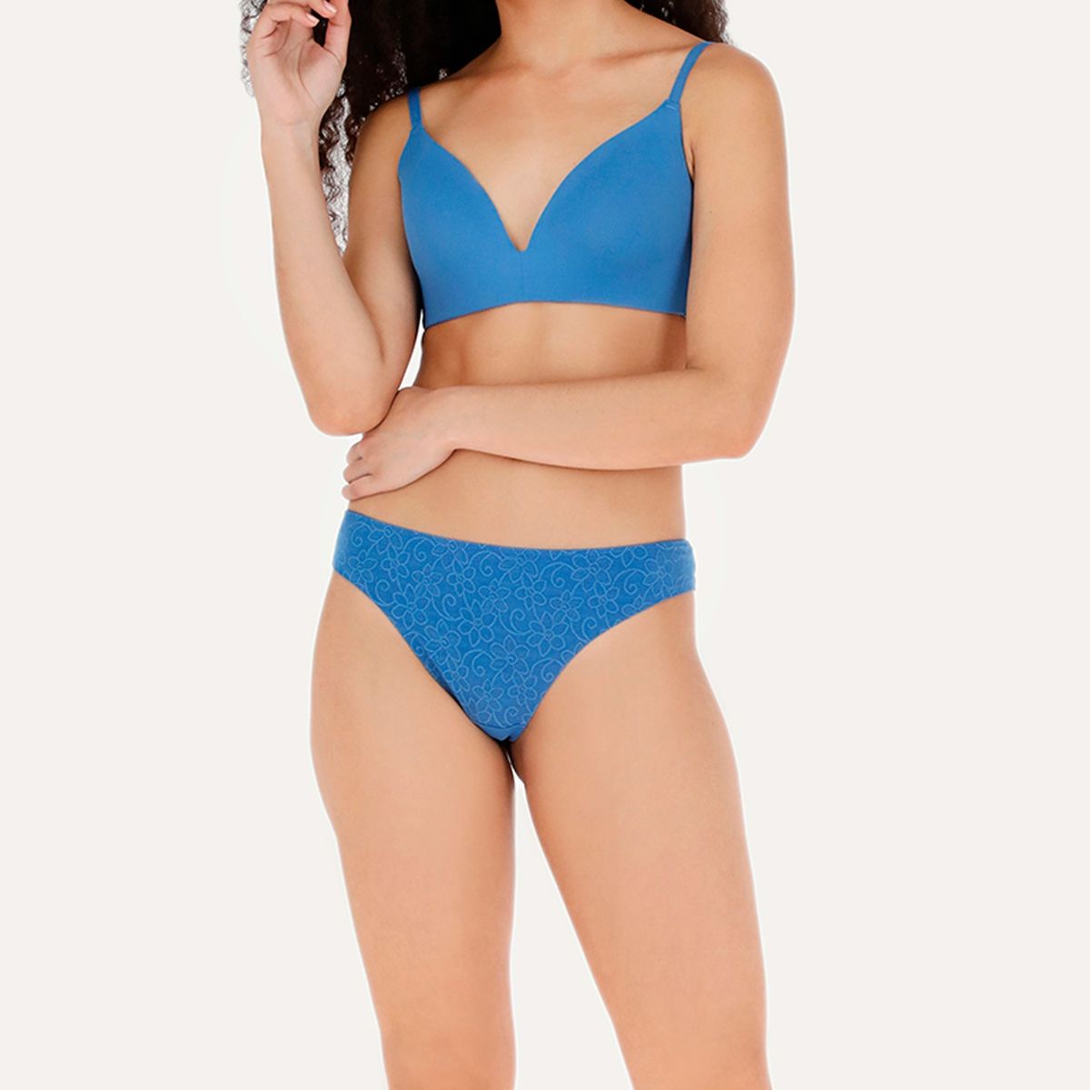 FLORES - Sostén Liso Sin Arco Mujer Flores