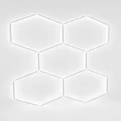 GENERICO - Lámpara LED Hexagonal Modular para Techo