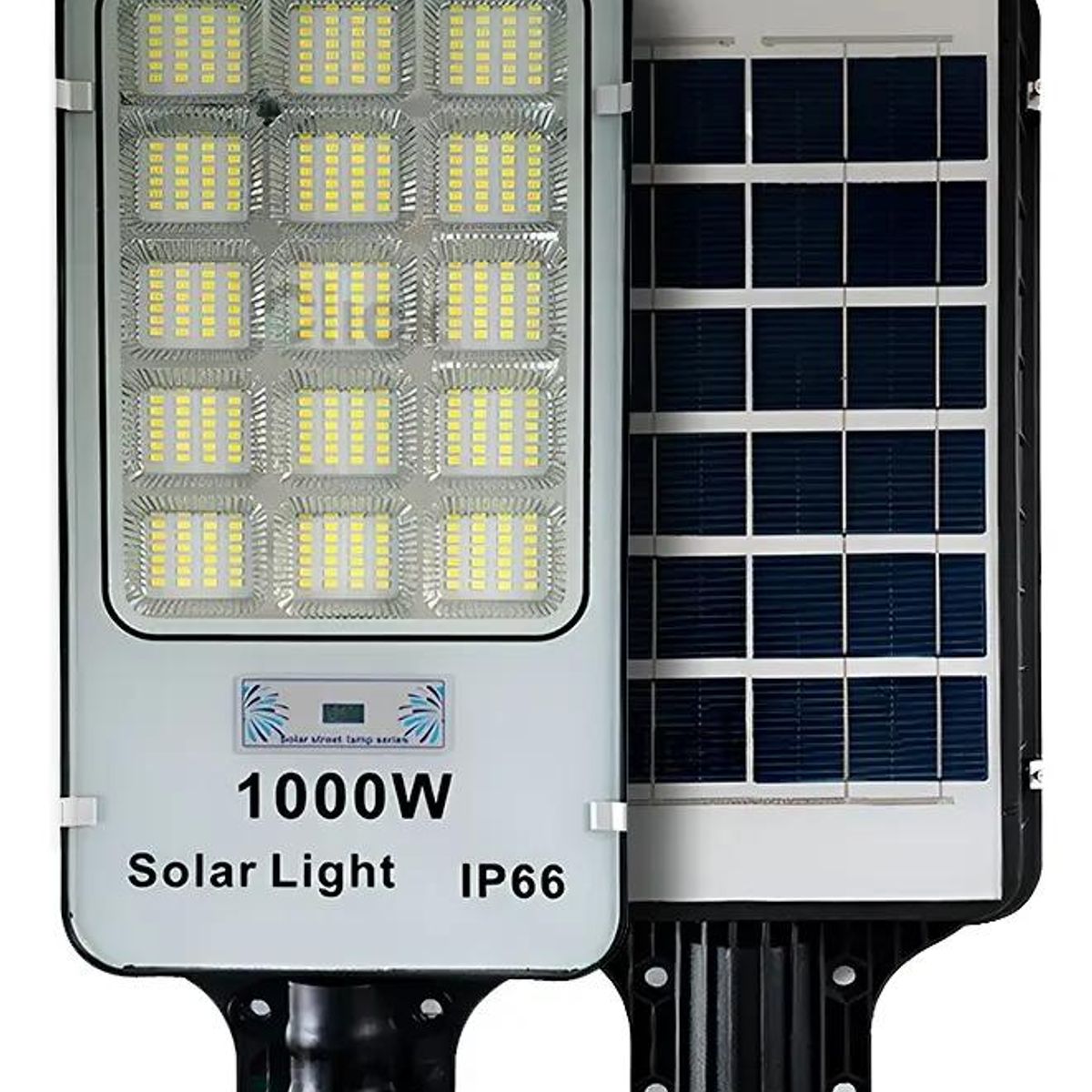 GENERICO - Pack 3 Focos Solares 1000W Luz Fría Exterior
