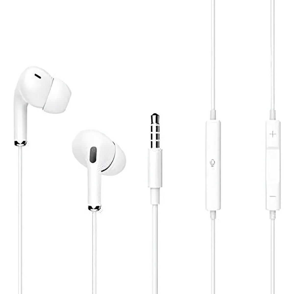 GENERICO - Auriculares Intrauditivos G15 Blancos con Cancelación de