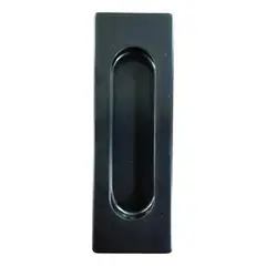 GENERICO - Asa rectangular embutida para puerta de closet acero 120x
