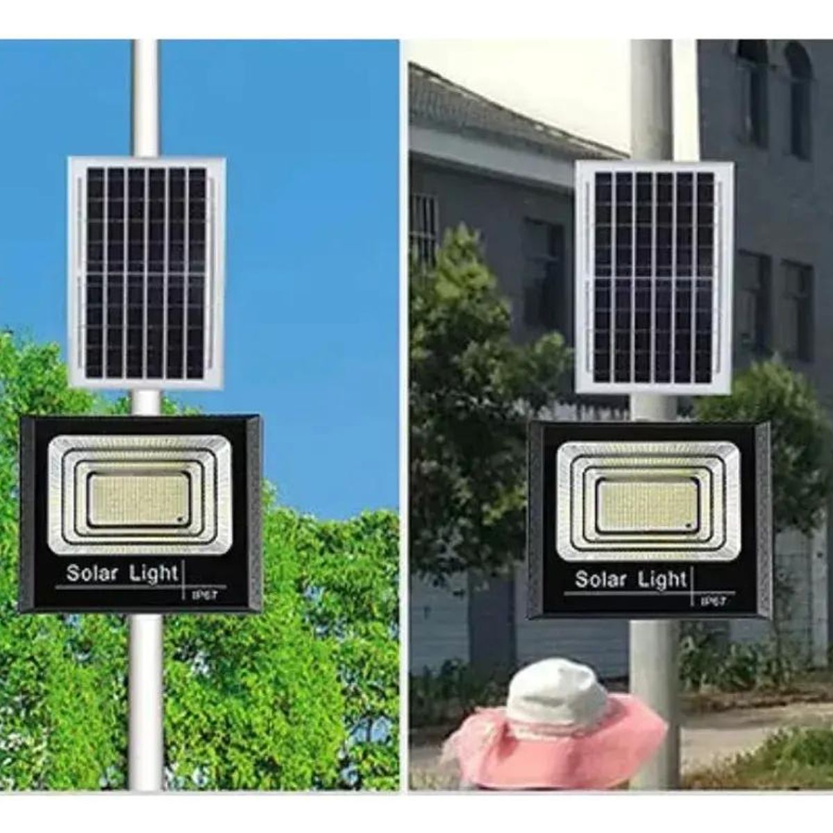 GENERICO - Foco Reflector Solar Exterior 400W con Control Remoto