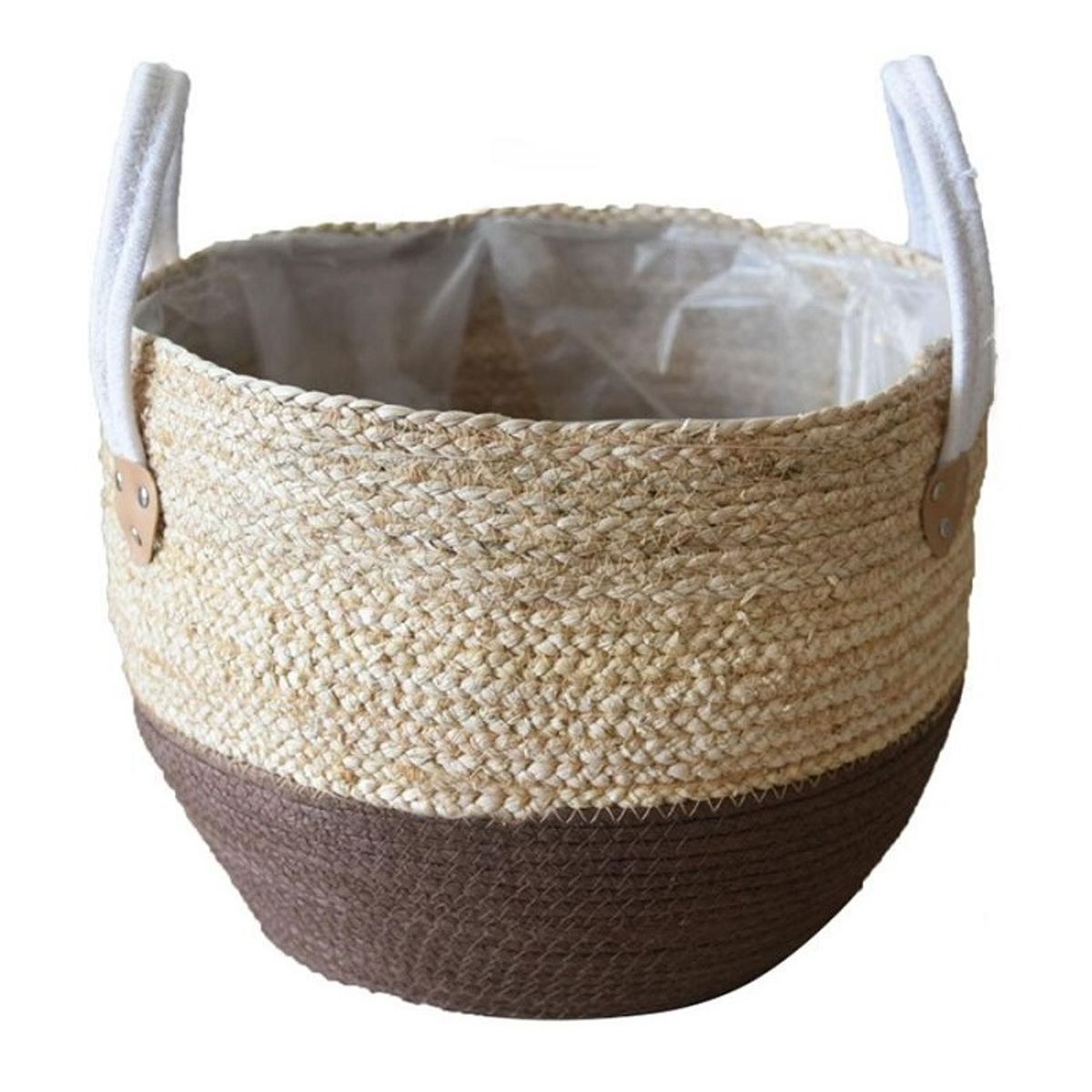 GENERICO - Maceta de flores naturales plegables para pastos marinos,30x30x50 cm