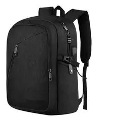 GENERICO - Mochila Para Portátil De 15.6 Pulgadas Mochila De Viaje De Negocios 35L Negro