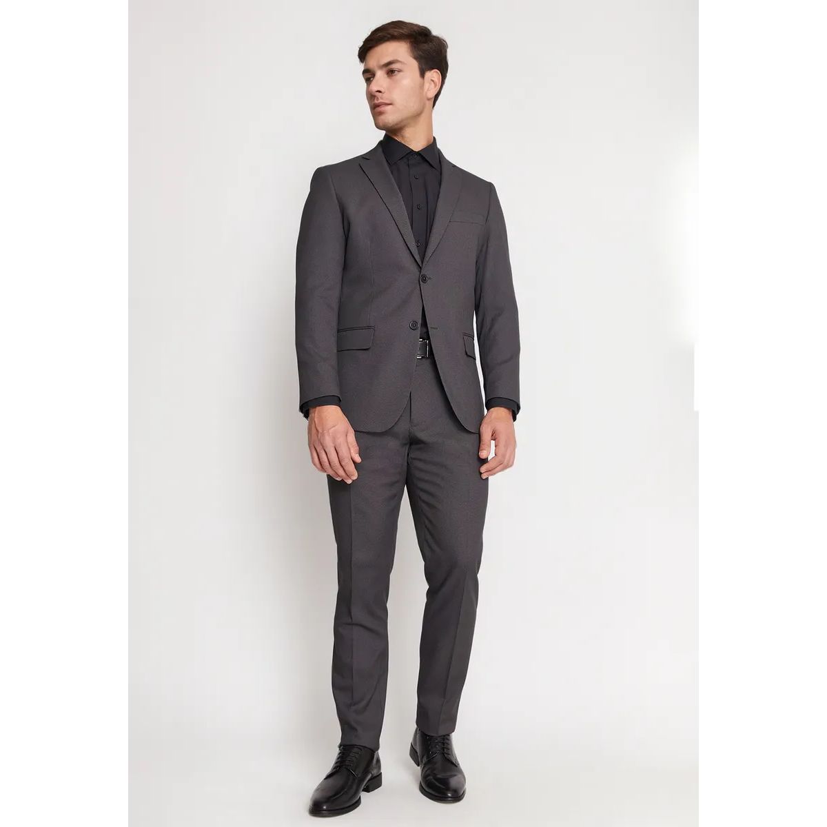 MAVIANNI - Traje Formal Hombre Slim Texturado Marengo