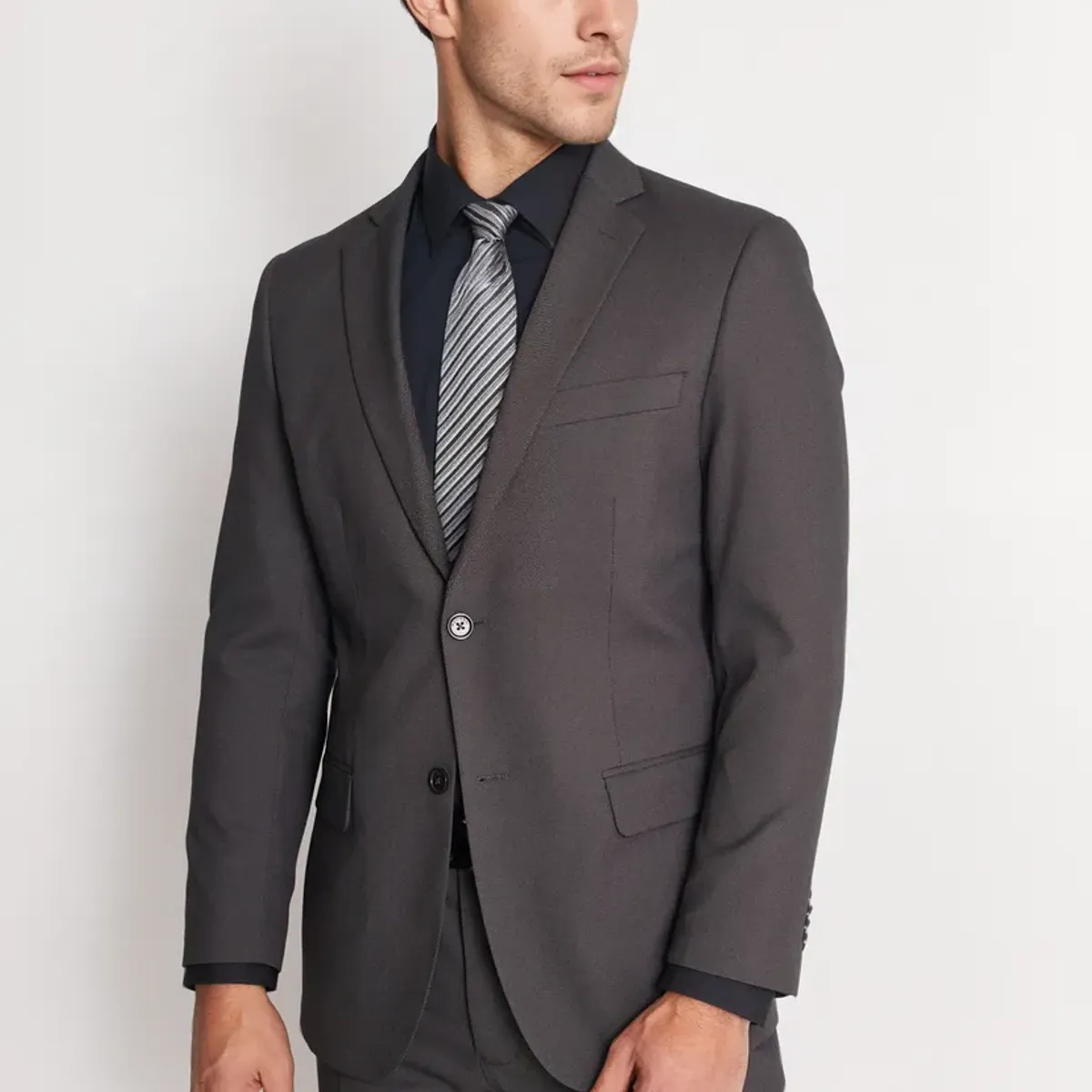 MAVIANNI - Traje Formal Hombre Slim Texturado Marengo