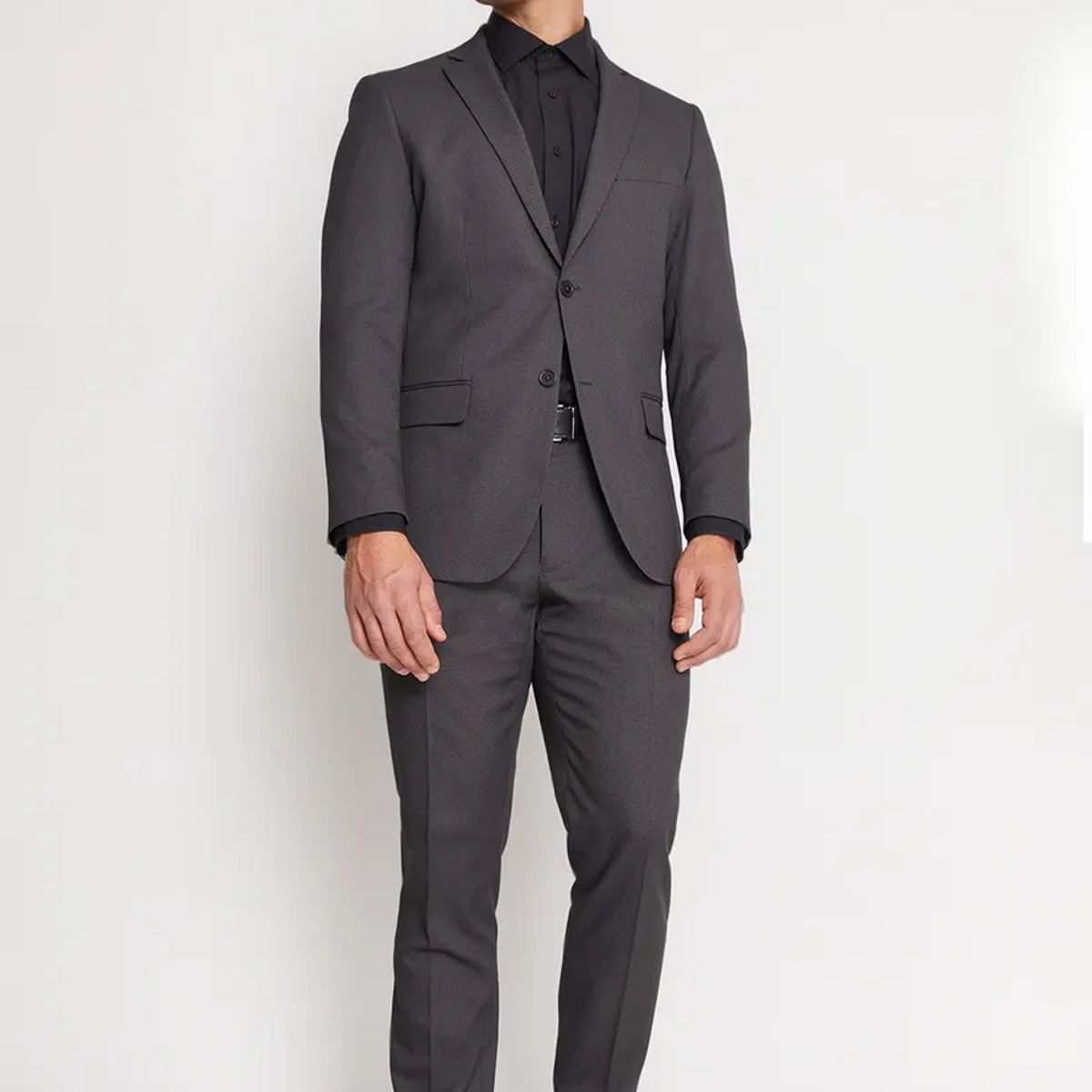 MAVIANNI - Traje Formal Hombre Slim Texturado Marengo
