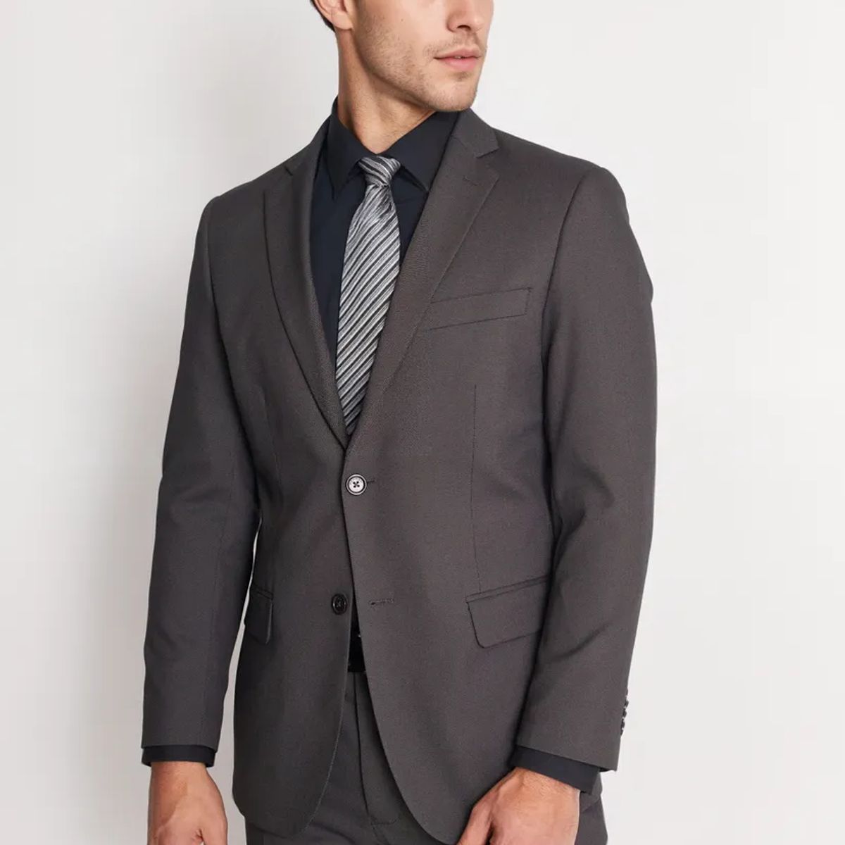 MAVIANNI - Traje Formal Hombre Slim Texturado Marengo