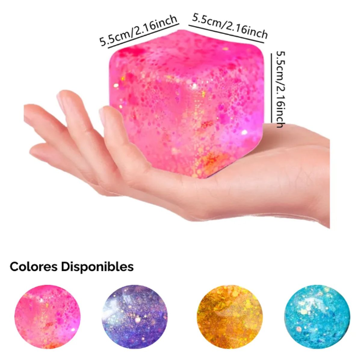 GENERICO - Cubo Sensorial Squishy Fidget Juguete Antiestrés Para Niños