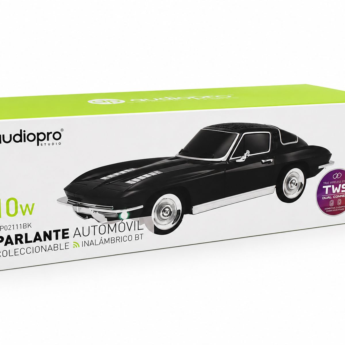AUDIO PRO - Parlante Portatil Bluetooth Corvette 1963 TWS USB FM