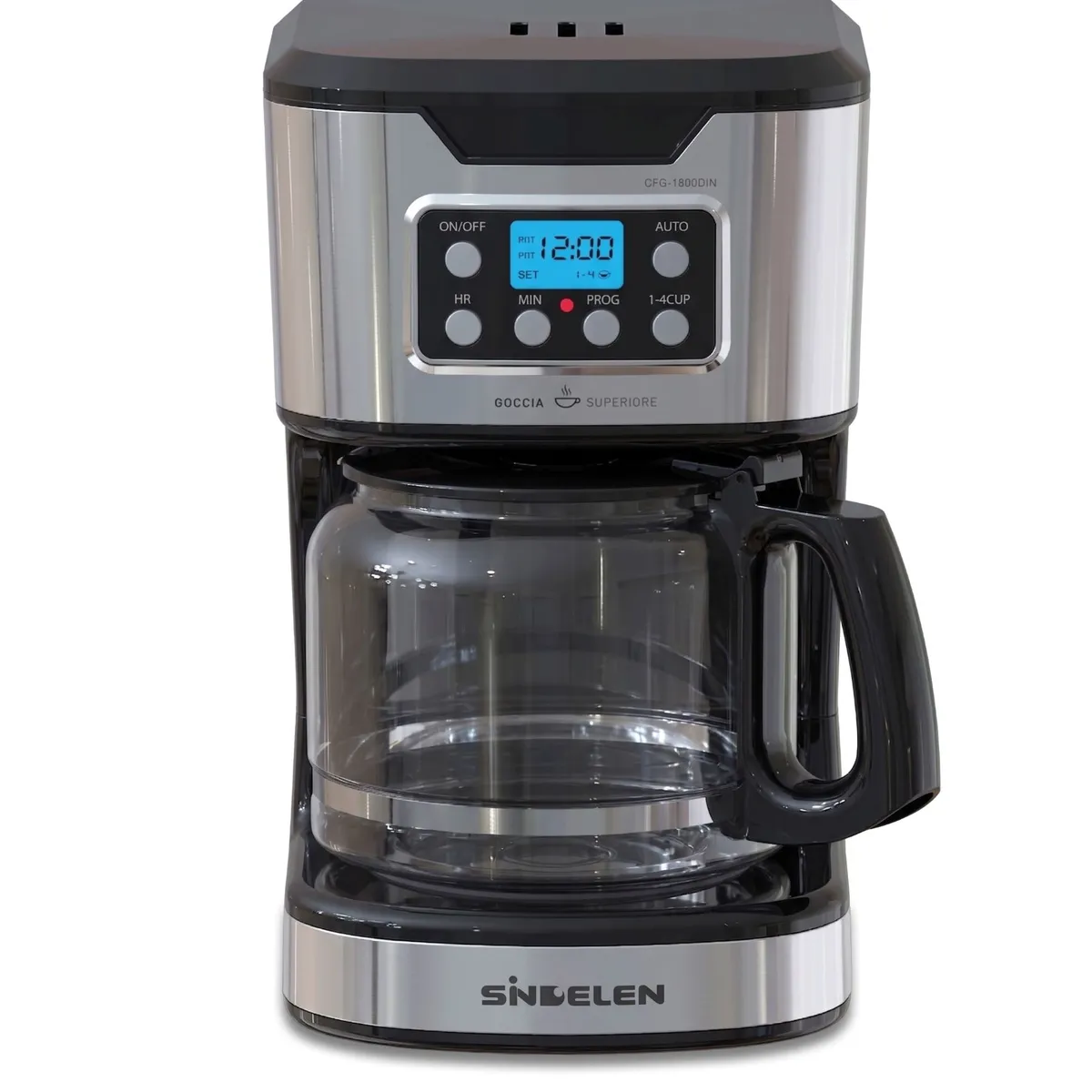 SINDELEN - Cafetera por Goteo Goccia Superiore CFG-1800DIN