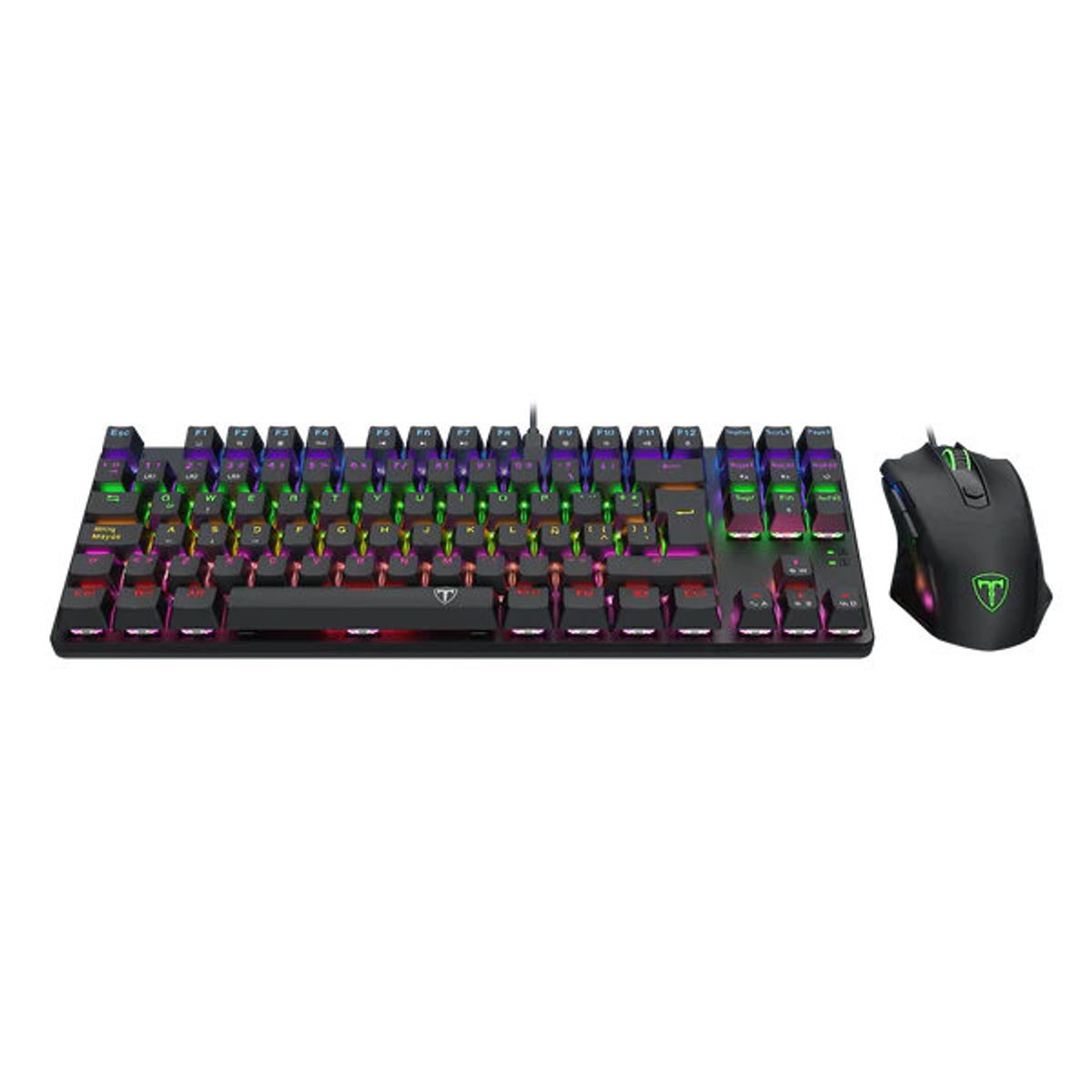 T-DAGGER - Combo Gamer Teclado + Mouse - T-Dagger  Advance Force Lite