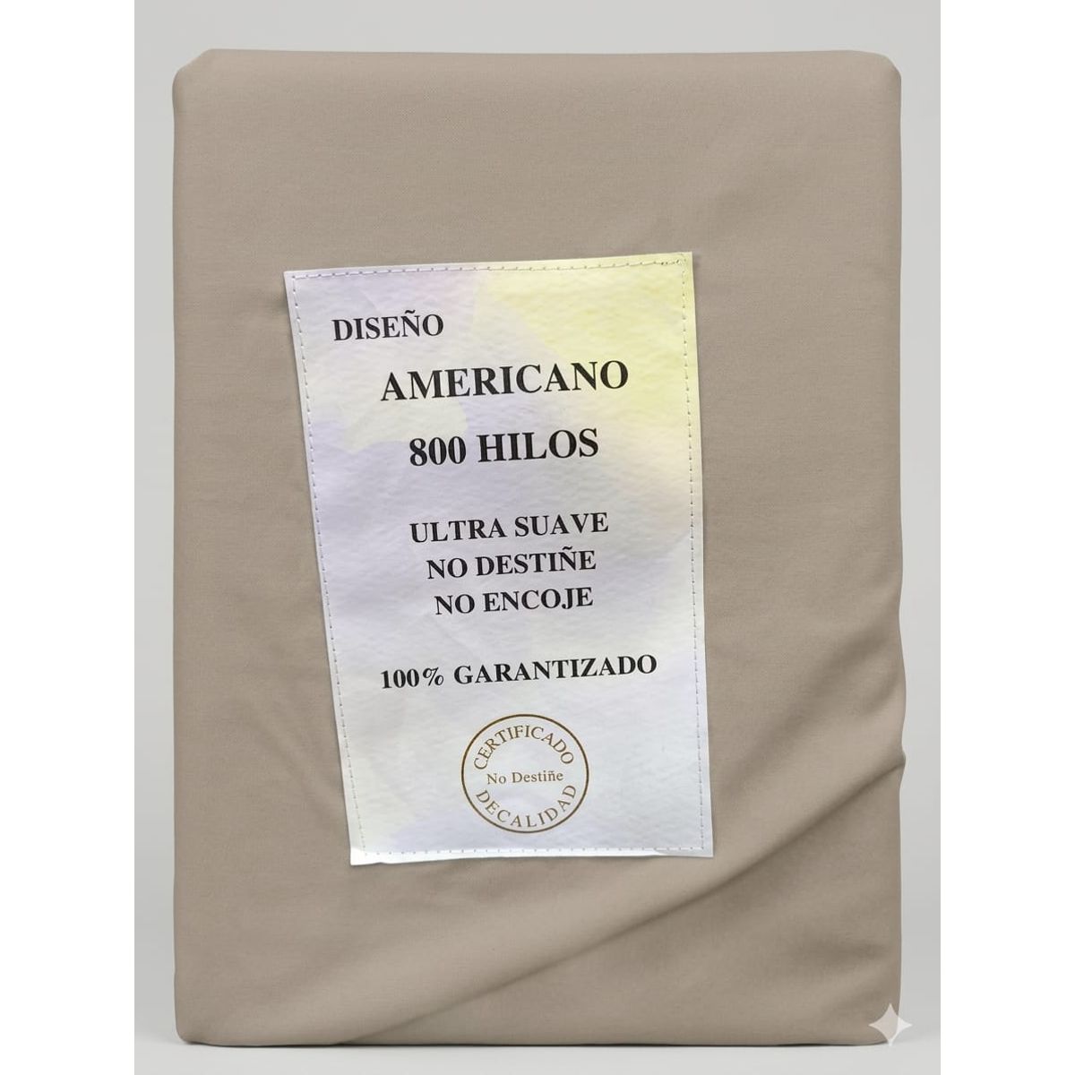 GENERICO - Sabana de Algodon 800 Hilos Dos Plazas