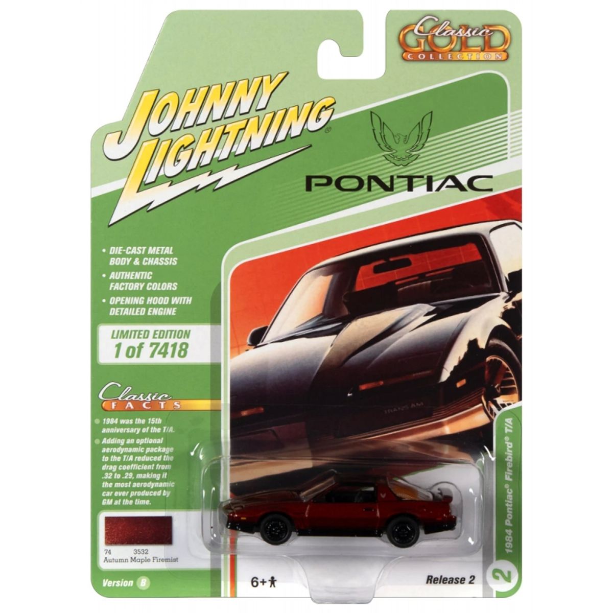 GENERICO - JOHNNY JLSP148B 1-64 1984 PONTIAC TRANS AM AUTUMN MAPLE