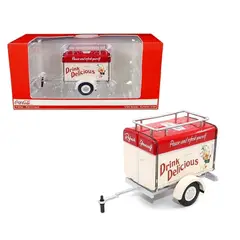 GENERICO - MOTORCITY 424700 124 COCA COLA TRAILER RED