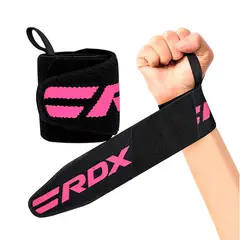 SDFIT - Muñequeras de Levantamiento RDX con Bucle de Pulgar Wraps Pink Pro WAH-W2P
