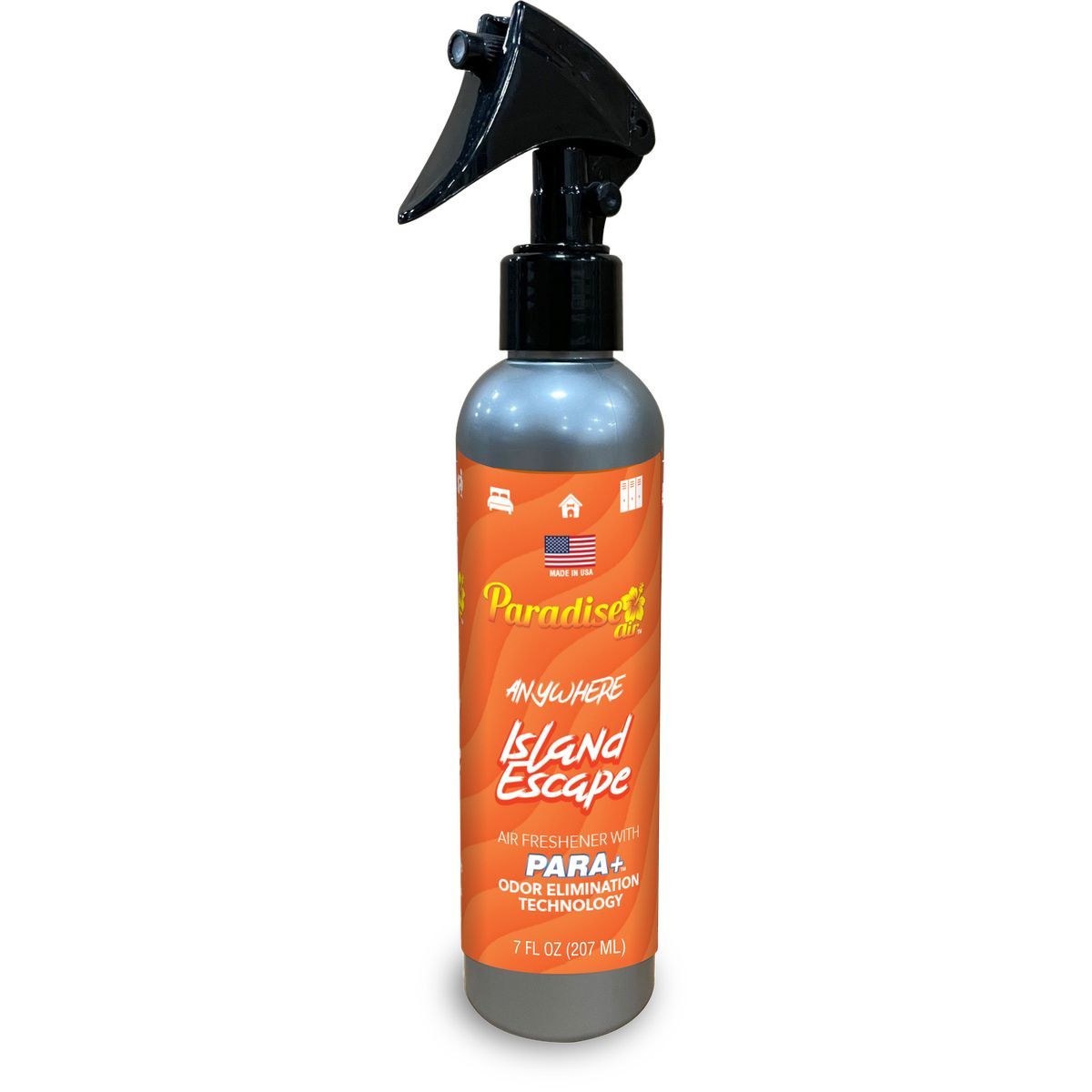 PARADISE - Aromatizante Paradise Air Spray Eliminador de Olores Island Escape 207g