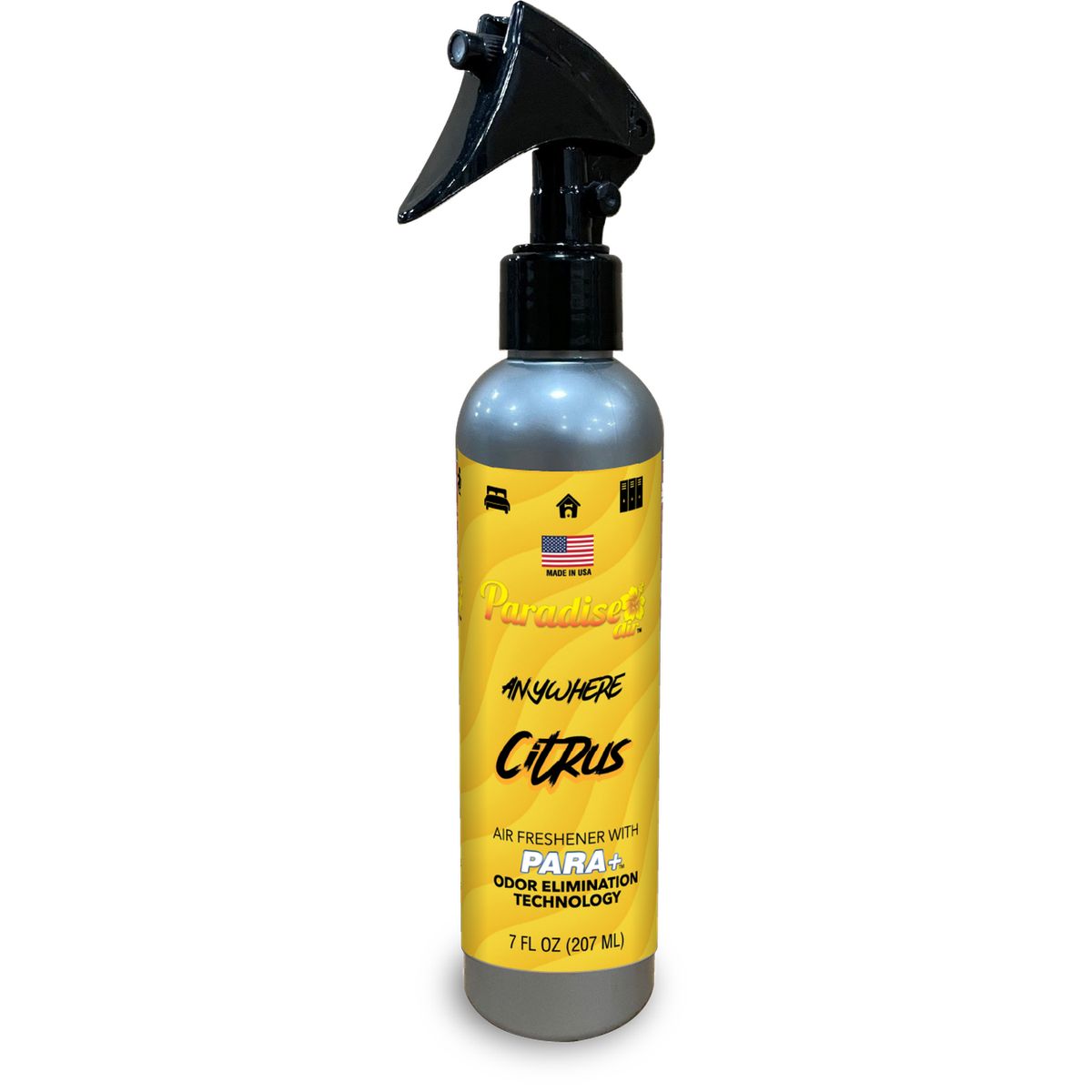 PARADISE - Aromatizante Paradise Air Spray Eliminador de Olores Citrus 207g