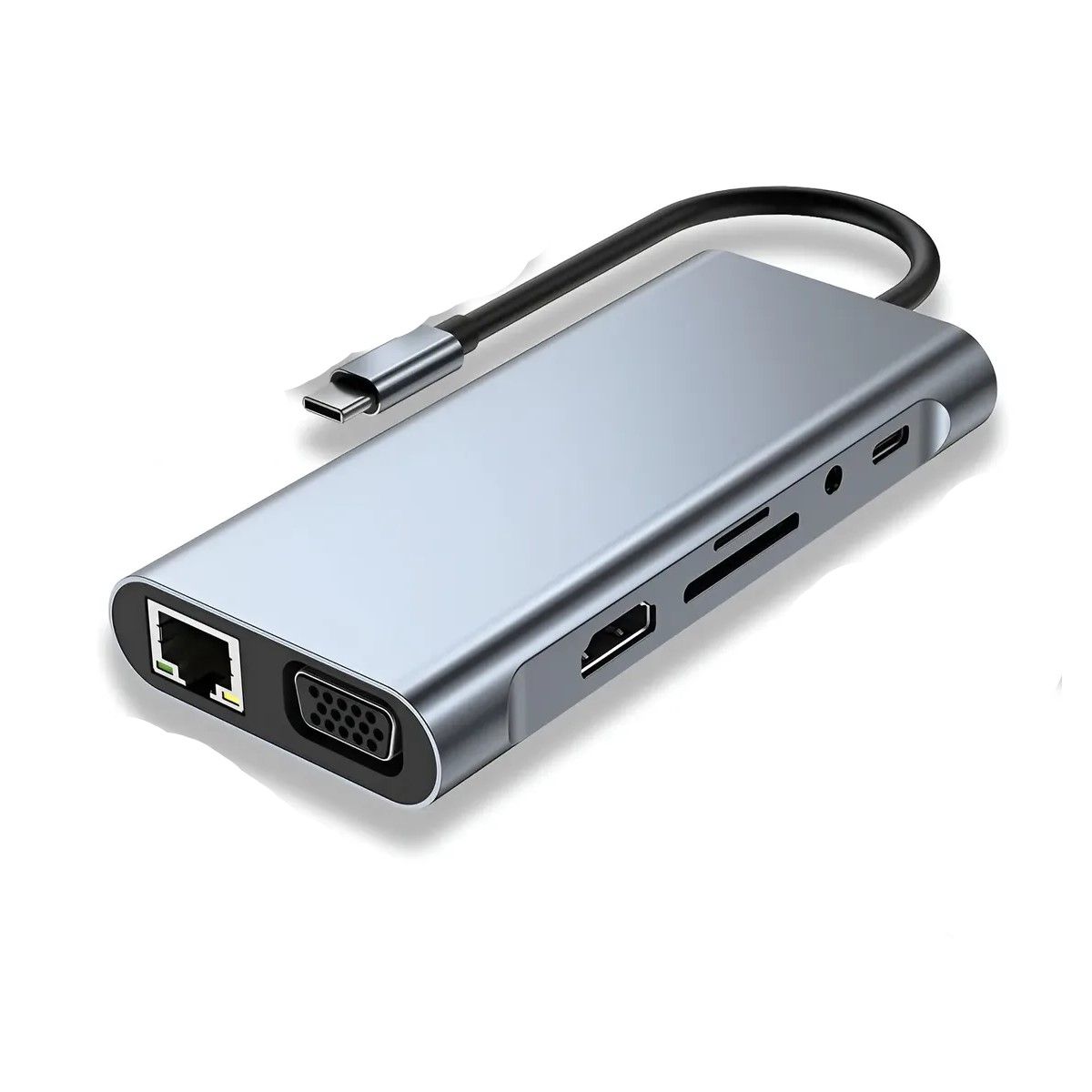 GENERICO - Hub Usb C Adaptador Multipuerto 11 En 1 Para Macbook Windows BELUG