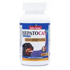 AGROVET - Hepatocan Forte Interfarma 60 Comp Masticables Para Perros