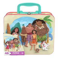 GENERICO - IMEX 6074692 PUZZLE MOANA 2 48 PIEZAS EN CAJA METALICA