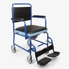 FIRST CARE - Silla de Baño con Ruedas - Acero