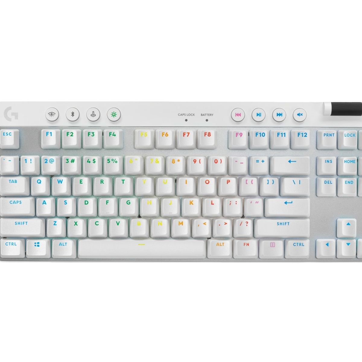 LOGITECH - Teclado Gamer Logitech G PRO X TKL Lightspeed Inal Blanco