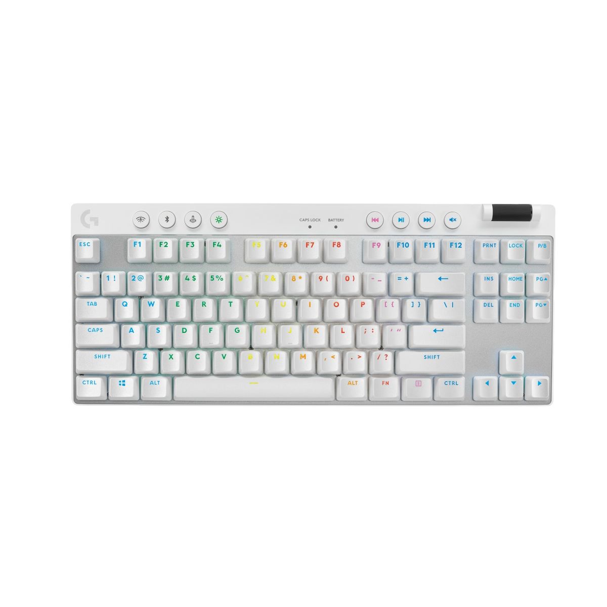 LOGITECH - Teclado Gamer Logitech G PRO X TKL Lightspeed Inal Blanco