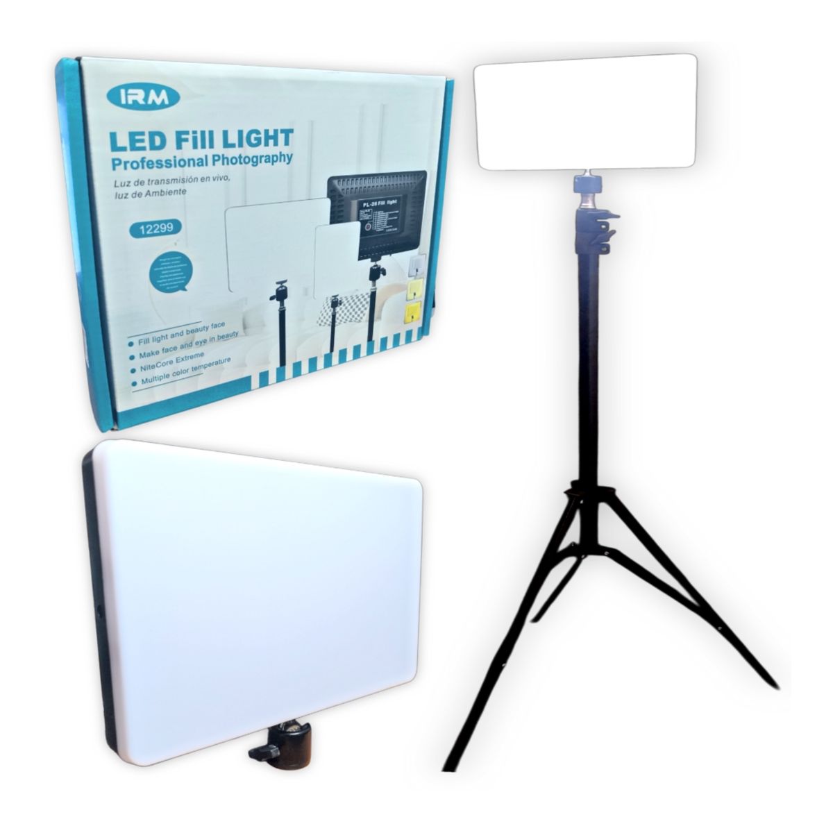 GENERICO - Luz Led Profesional Para Fotografía Videos Con Trípode