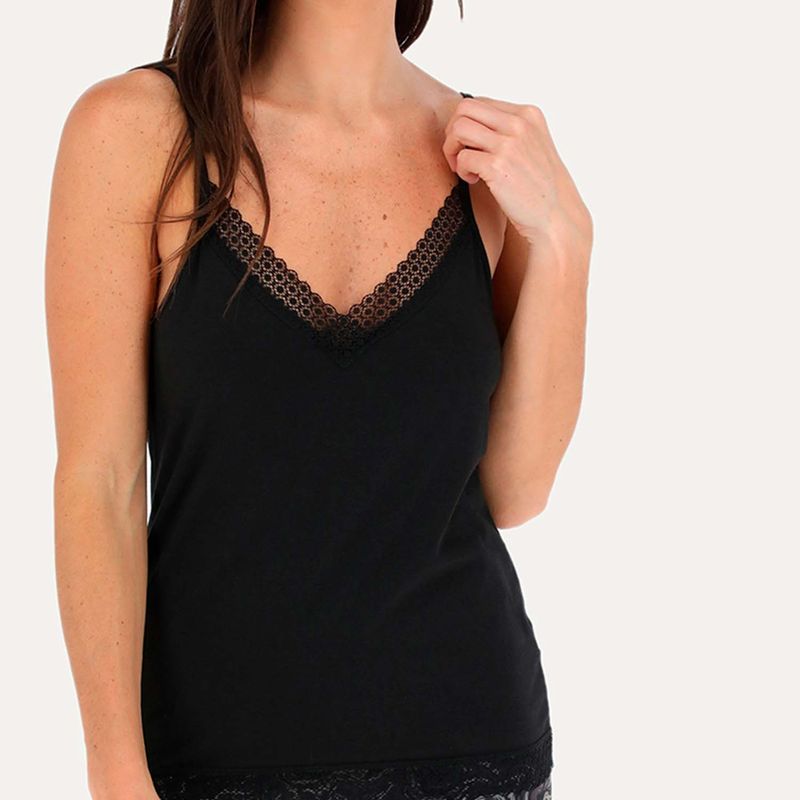 FLORES - Polera Sin Mangas Mujer Flores