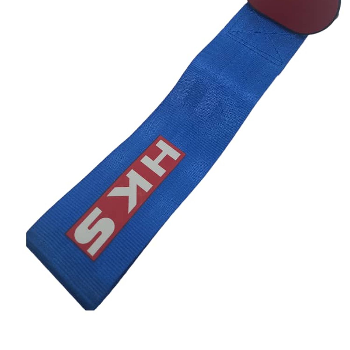 GENERICO - Cinta correa gancho de remolque ó arrastre tow strap universal HKS tunning PEGADO color AZUL