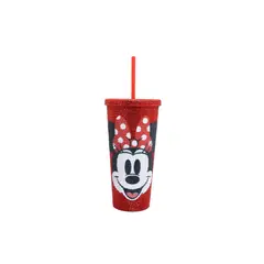 DISNEY - VASO TUMBLER SHINNY DE MINNIE MOUSE DOBLE PARED 650 ML