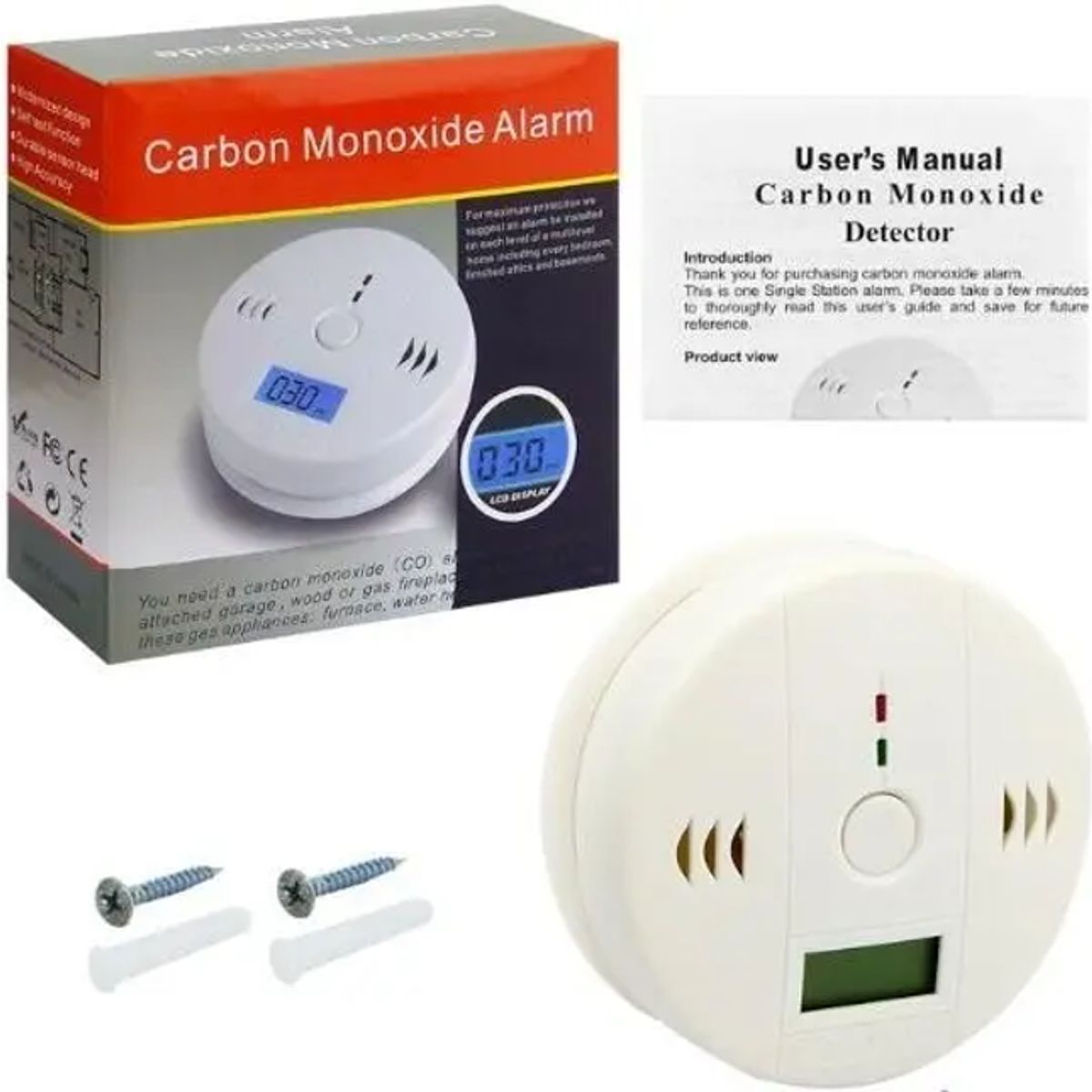 Alarma Detector Monóxido De Carbono Autónomo Digital Nuevo, marca GENERICO - Foto Principal