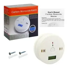 GENERICO - Alarma Detector Monóxido De Carbono Autónomo Digital Nuevo