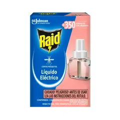 RAID - Insecticida Líquido Repuesto Floral 350 Horas 32,9ml