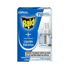 RAID - Insecticida Líquido Repuesto 350 Horas 32,9ml