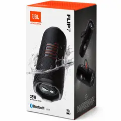 JBL - Parlante Blueooth Flip 7 Black Waterproof 35W Sound Boost